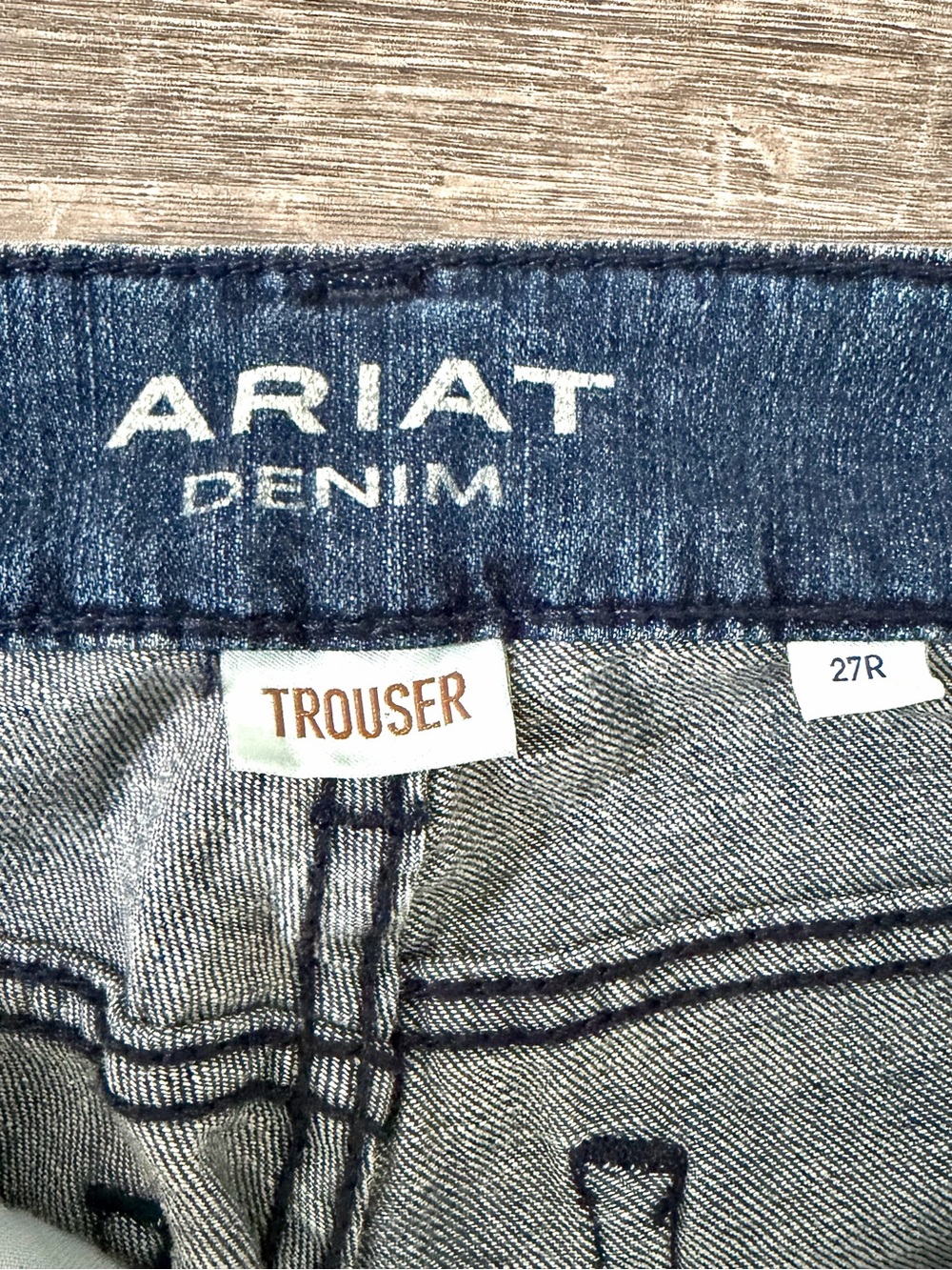 Ariat Bluebell Trouser Jeans 27 Dark Wash Western Rodeo Bootcut - Picture 7 of 12
